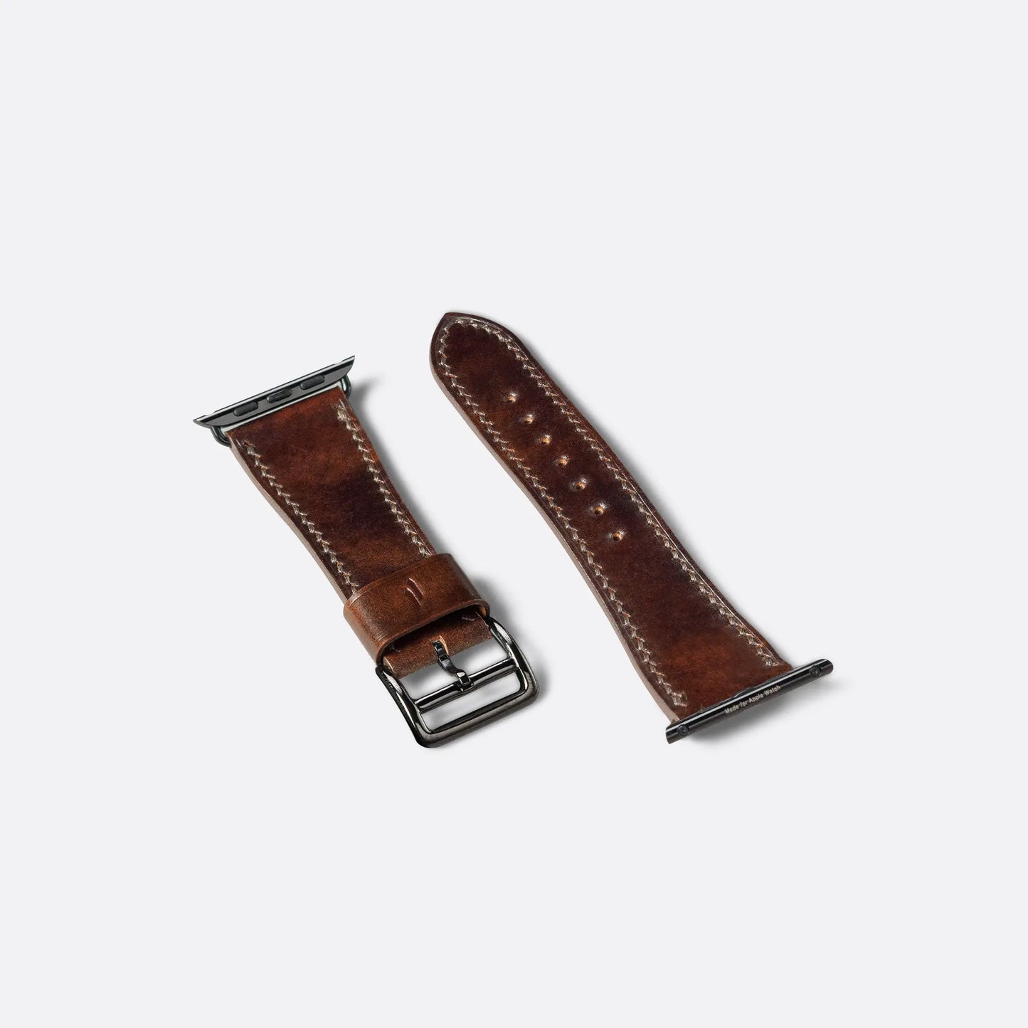 Apple Watch Band | LUCIINO Exclusive Shell Cordovan - Dark Brown 45/49mm