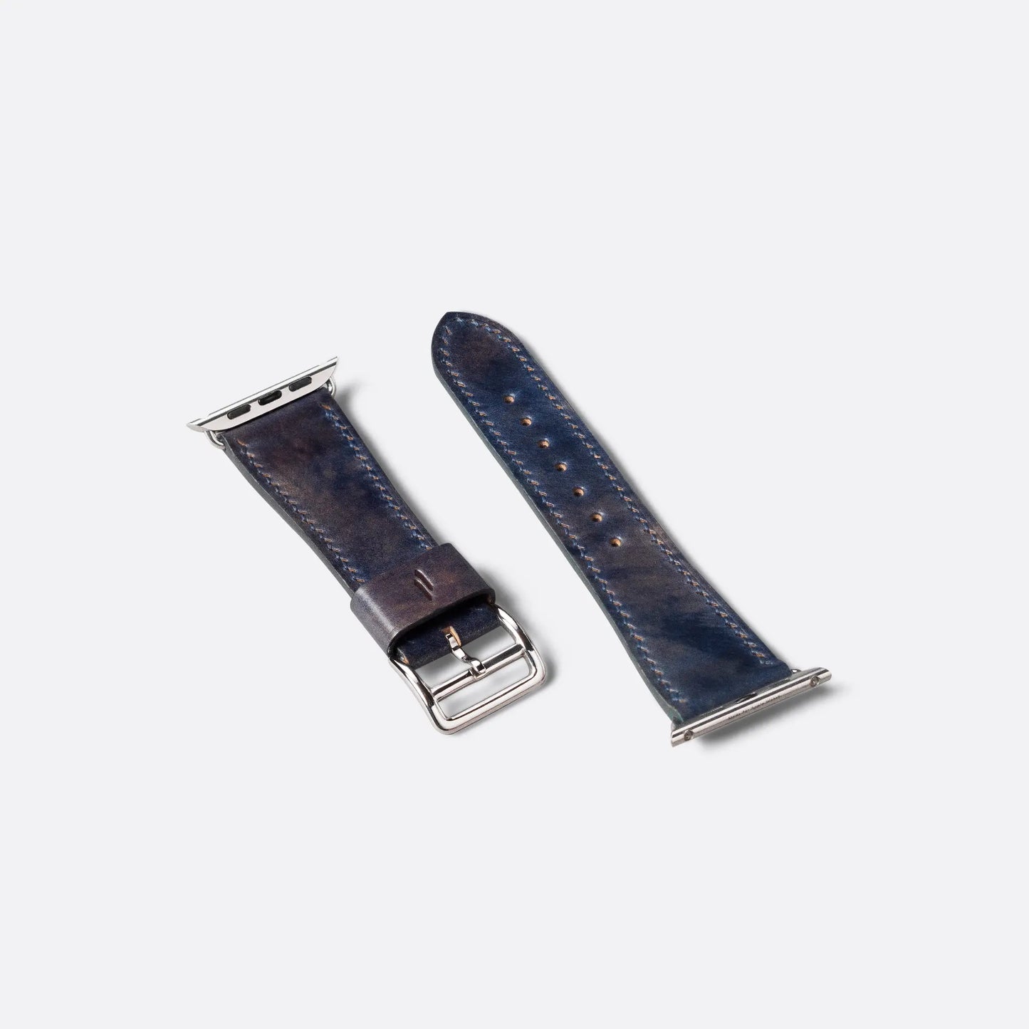 Apple Watch Band | LUCIINO Exclusive Shell Cordovan - Navy Blue 45/49mm